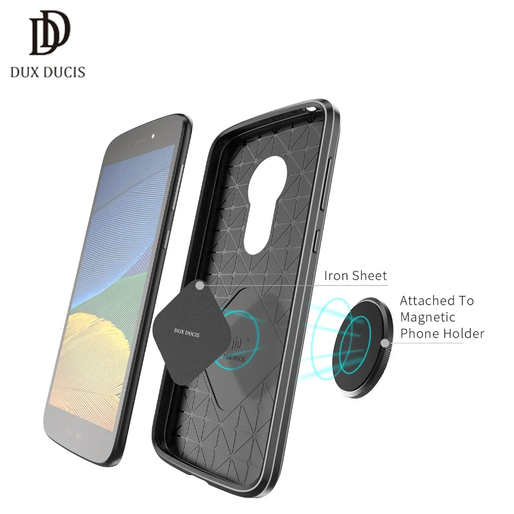 

DUX DUCIS Magnetic Case for MOTO E5 PLAY Soft Silicone Magnet phone Cover case for MOTO E5 PLAY Shockproof Funda case