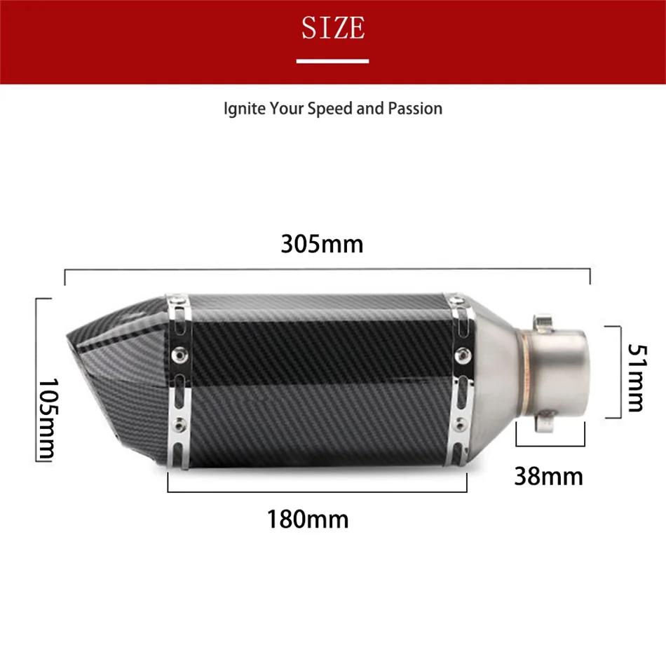 Motorcycle Akrapovic Exhaust muffler (4)