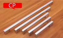 Chrome Plated Modern Handle (C.C.:128MM L:150MM H:23MM) Drawers Cabinets 10PCS