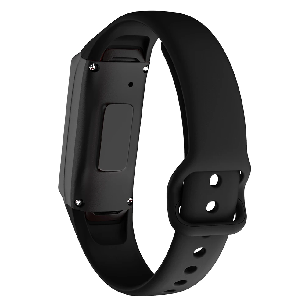 Органический силиконовый ремешок для часов для samsung Galaxy Fit SM-R370 сменный Браслет Smartwatch Браслет цветной унисекс