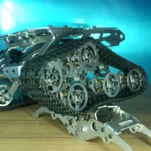 RC металлический Танк шасси робот гусеничный гусеница умная цепочка автомобиль Мобильная платформа трактор DIY RC игрушка пульт дистанционного управления