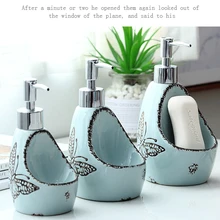 Главная Ванная комната керамическая сантехника Лосьон бутылка для мытья рук жидкая бутылка с мылом держать пластиковый насос заголовок мыло диспенсер