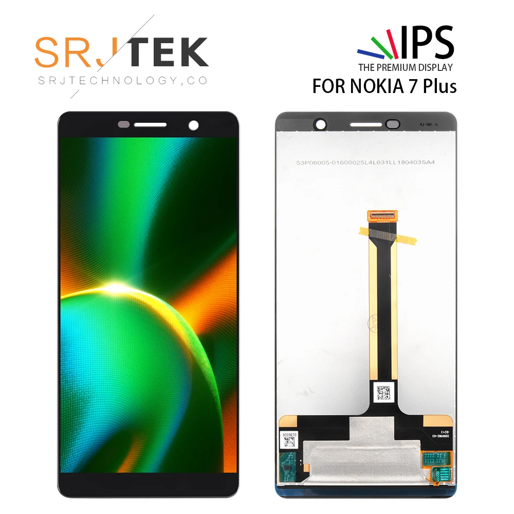 

ORIGINAL Display 6.0" For Nokia 7 Plus LCD 7Plus Display Touch Screen TA-1062 LCD Digitizer Replacment For Nokia E9 Plus LCD