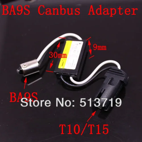 Free shipping 1X BA9S canbus Error Free Load Resi...