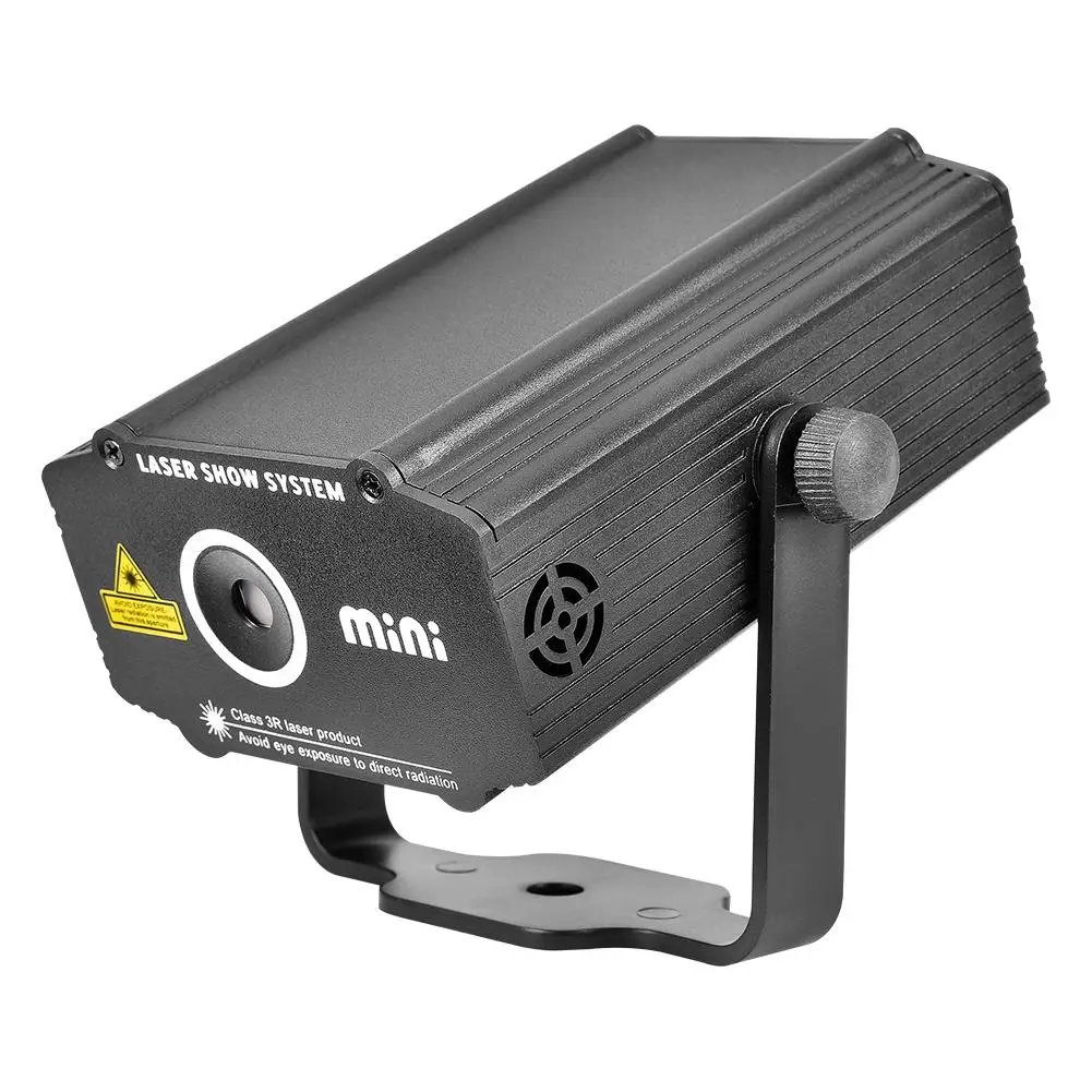 

LAIDEYI High Quality Mini 2in1 effect Red Green stars Whirlwind Laser Projector Stage Disco DJ Club KTV family party light Show