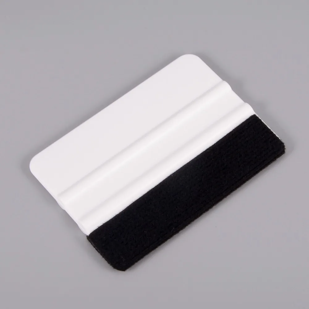 FOSHIO White Vinyl Fabric Felt Squeegee Scraper Car Foil Film Wrap Window Tint Tool Home Cleaning Car Sticker Cover Accessories