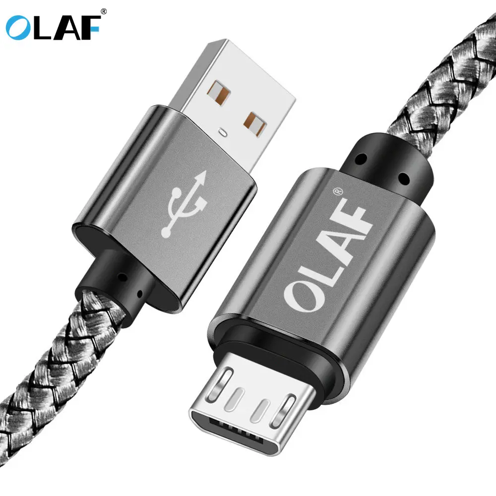 Кабель Micro USB Olaf кабель для быстрой зарядки Huawei Xiaomi Samsung Android шнур передачи данных |