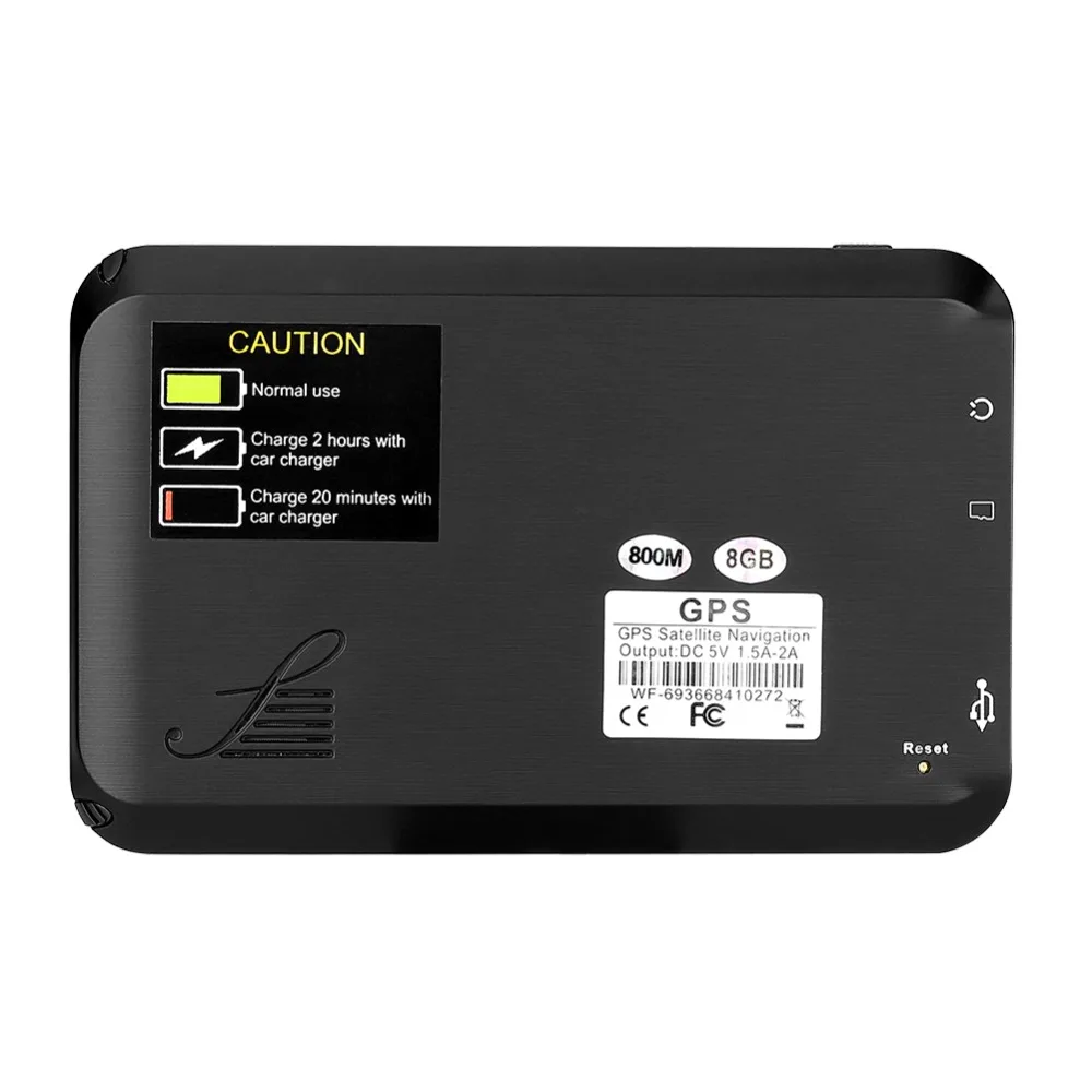 KMDRIVE 5 "Автомобильный грузовик GPS навигация Sat Nav FM 8 Гб MP3/MP4 плеер комплект