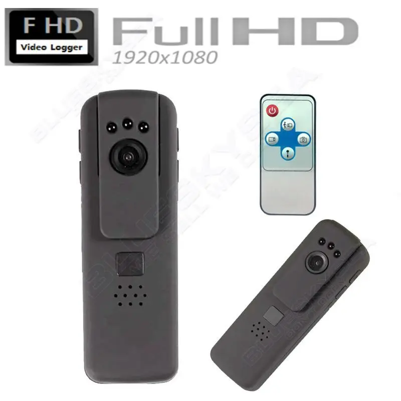 

Blueskysea D6 Pocket IR Night Vision HD 1080P Conference Police Worn Camera DV Remote Control