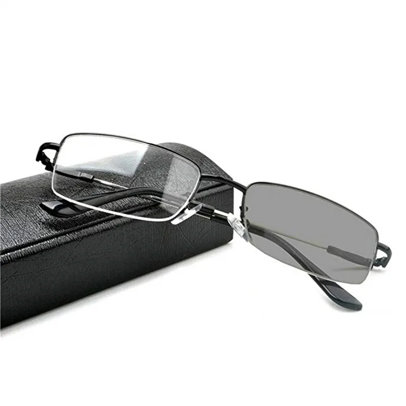 Сверхлегкий близорукость солнце фотохромные близорукость готовая для мужчин и женщин очки оправа солнцезащитные очки близорукость очки-100-125 FML