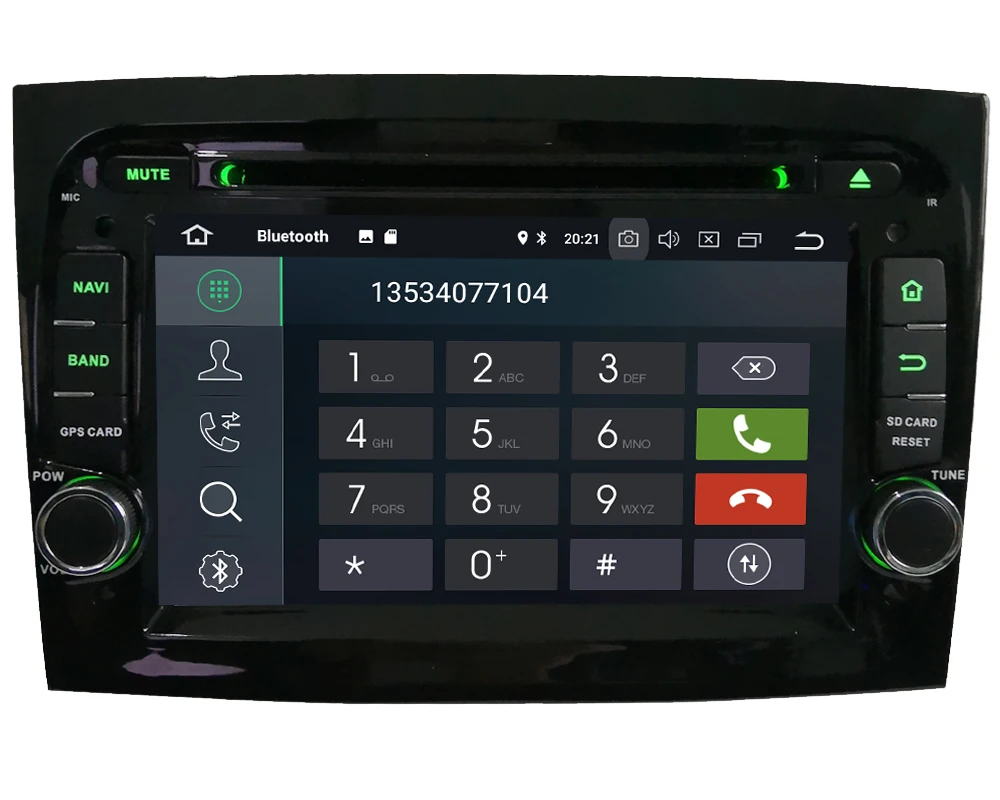 Excellent 7" Octa Core 4G WIFI Android 8.1 4GB RAM 64GB ROM RDS AM Car DVD Player Autoradio Stereo GPS Glonass For Fiat Doblo II 2015-2018 1