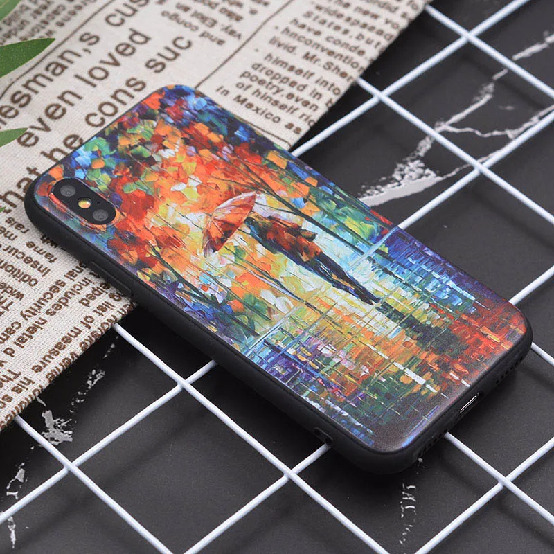 Чехол для iPhone 11 Pro, чехол для iPhone 5, 5S, 6, 6 S, 7, 8 Plus, X, XS, Max, Van Gogh, чехол для iPhone 7, мягкий чехол из ТПУ для iPhone XR, чехол - Цвет: 12