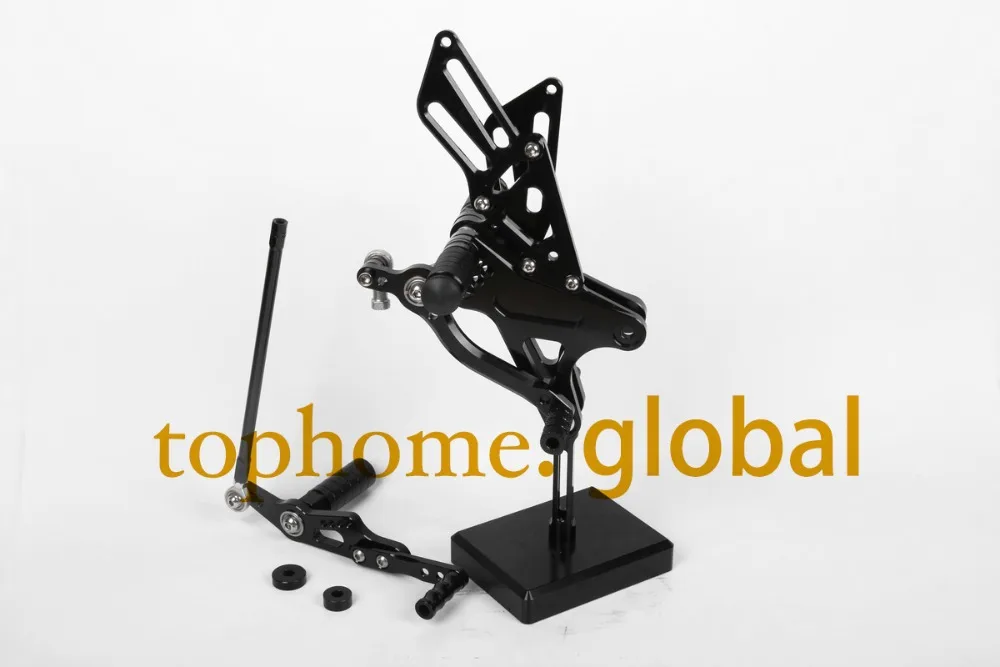 

Motorcycle Black CNC Rearsets Foot Pegs Rear Set For Yamaha YZF R1 2009-2014 2010 2011 2012 2013 motorcycle foot pegs