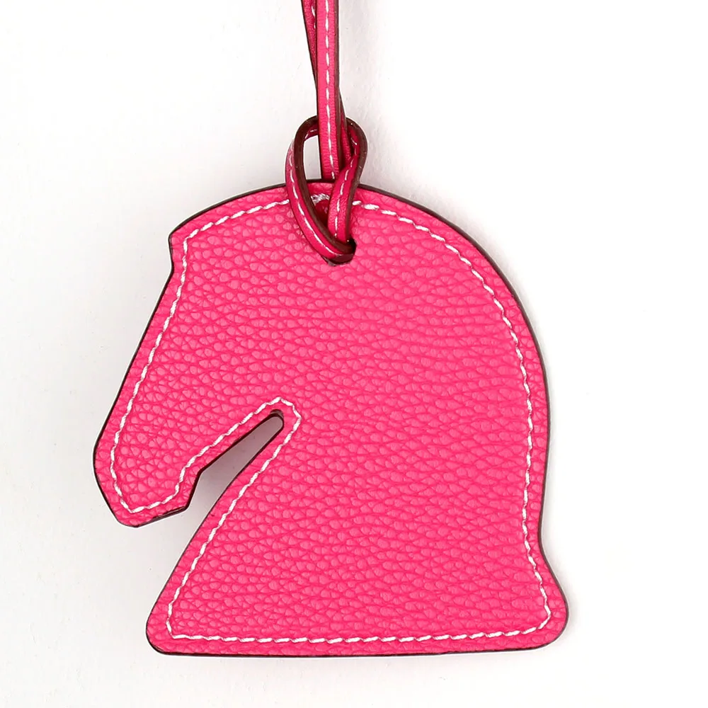 Известный бренд Дизайнерский Модный ручной работы из искусственной кожи брелок Лошадь Подвеска для рюкзака женская сумка Шарм - Цвет: B HORSE ROSE