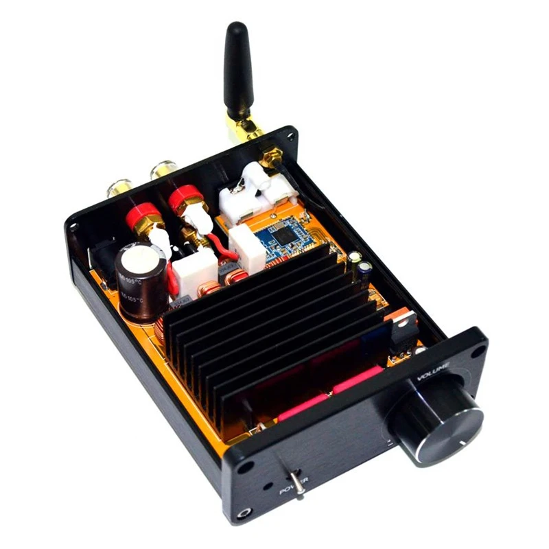 Настольный цифровой усилитель Mini Class D TDA7498 2 0 Bluetooth 5 CSR8675 HIFI 100 Вт + Вт|Усилители