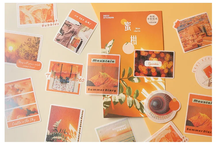 Mohamm Kawaii фото серия милые наклейки на заказ s дневник стационарные хлопья скрапбук DIY декоративные наклейки s