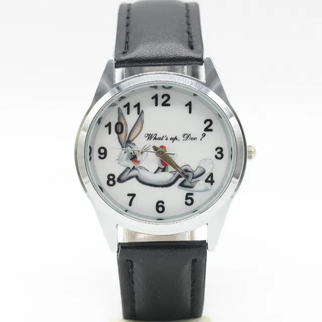 Free Shipping 2017 Bugs Bunny Leather Belt Students Watch Creative Gift Quartz W Free Shipping 2017 Bugs Bunny Leather Belt Students Watch Creative Gift Quartz W