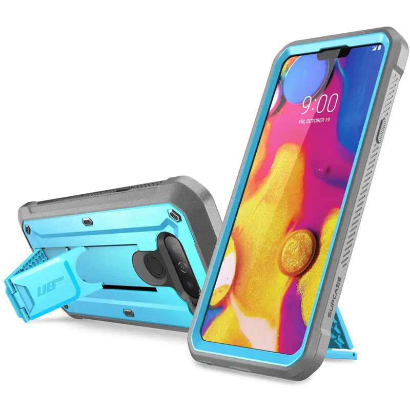 

SUPCASE For LG V40 ThinQ V40 Case UB Pro Heavy Duty Full-Body Rugged Holster Cover with Built-in Screen Protector & Kickstand