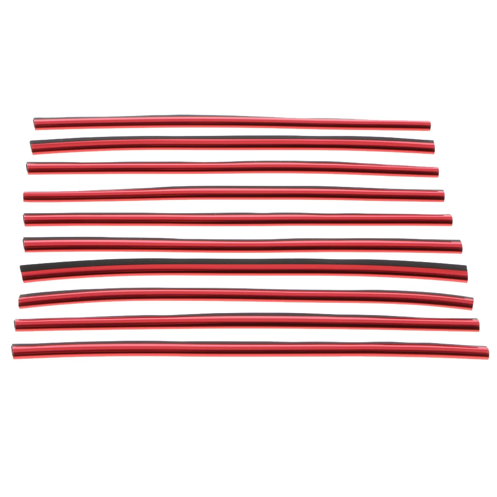 Car interior DIY Automobile Decoration Moulding Trim Strip line Sticker Insert type Air Outlet Strip Accessories 20cmx10pc