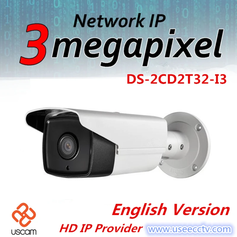 

Original English Version IP Camera 3MP V5.3.0 Multi IP Camera POE CCTV Camera DS-2CD2T32-I3 WDR Function 4mm Lens