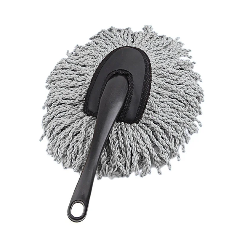 

Gray Car Wash Cleaning Brush Microfiber Dusting Tool Duster Dust Mop for Car Home Cleaning