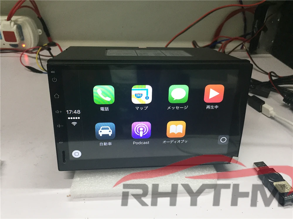 Ритм 2 din android автомобильный Радио Внешний порт carplay USB carplay тюнер Поддержка iPhone Авто stick hands free Функция