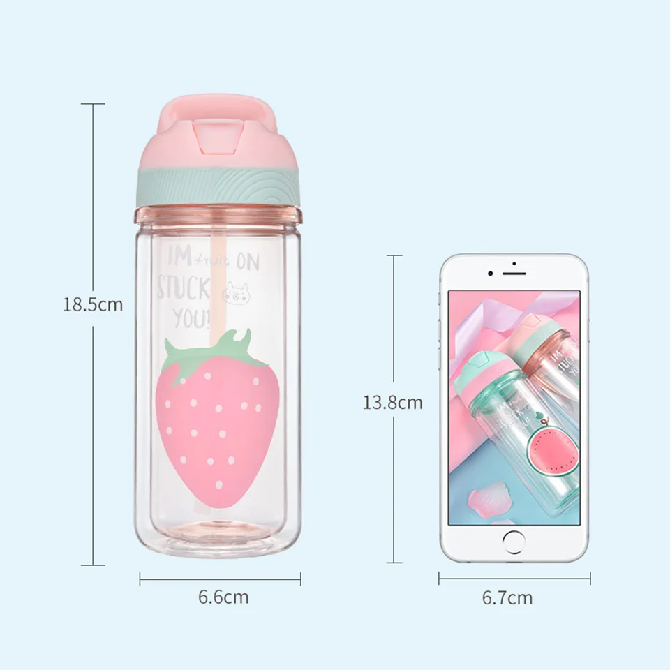 Transhome портативная пластиковая бутылка для воды Bpa бесплатно питьевая с бутылки в