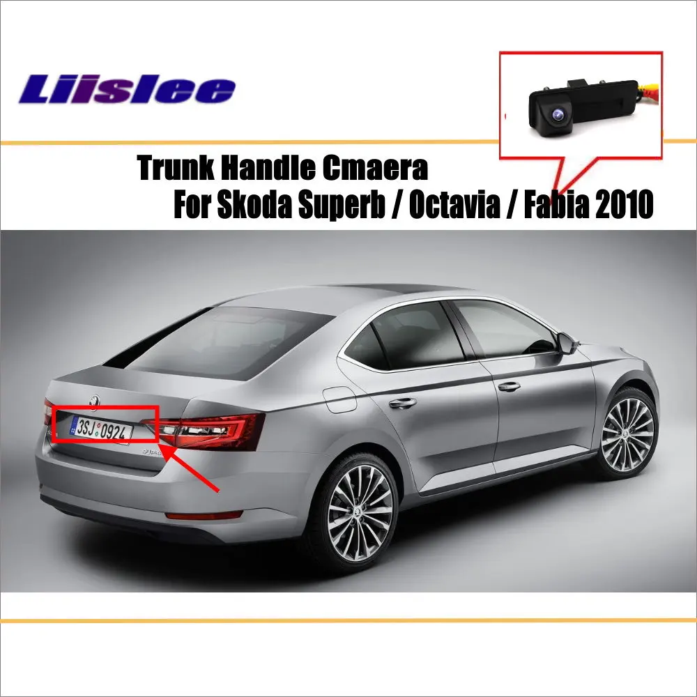 

Car Rear View Camera For Skoda Superb / Octavia / Fabia 2010 up / Reverse Camera / HD CCD RCA NTST PAL / License Plate Lamp OEM
