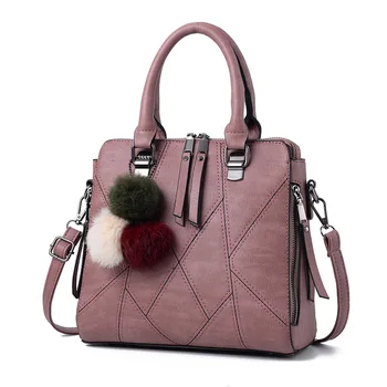 

2019 Patchwork Women Bag Casual Tote Fashion Brands Female Pu Leather Handbags Lady Bag Top-Handle Bags Crossbody Bags Sac