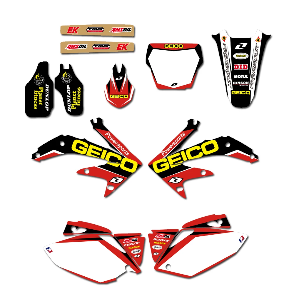 Набор наклеек и для Honda CRF450 CRF450R CRF 450 450R 2005 2006 2007 2008|Наклейки стикеры| |