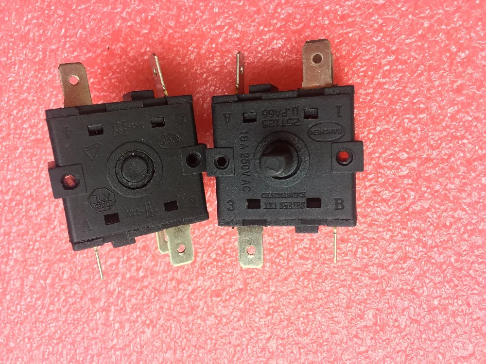CHINA 25T125 Switch 16A 250V 250VAC 5P 3P 3PIN 5 PIN 32*32*18mm