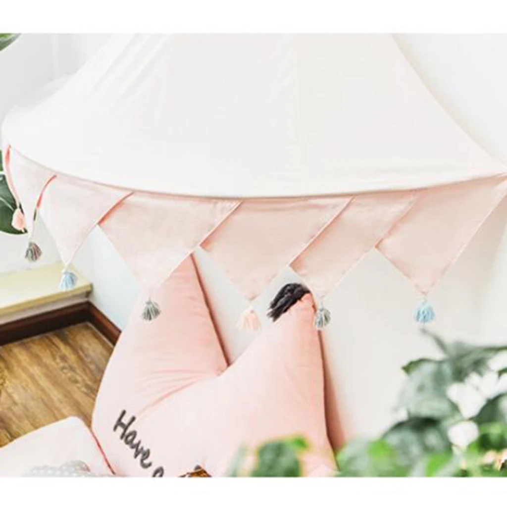  Baby Half-moon Shape Nursery Bed Canopy Children Hanging Play Tent Mosquito Net for Kids Baby Bedro