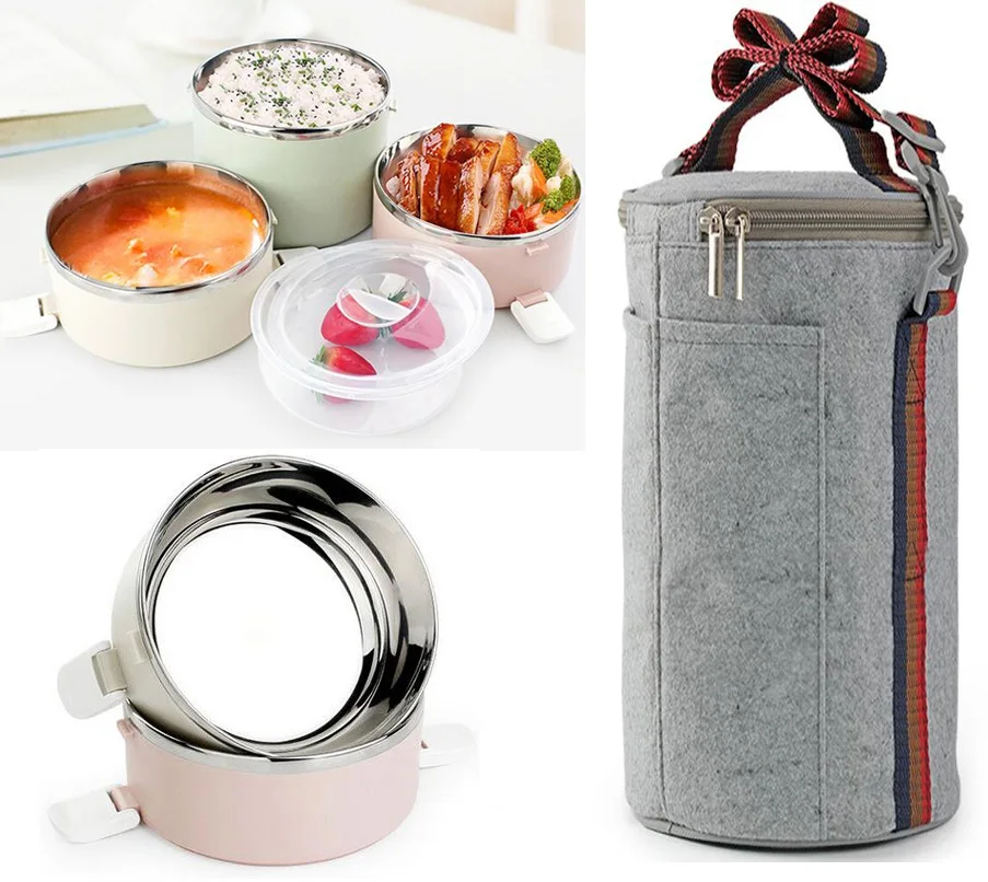 High Quality Japanese Bento Lunch riceBox Water Soup Mug & Insulated