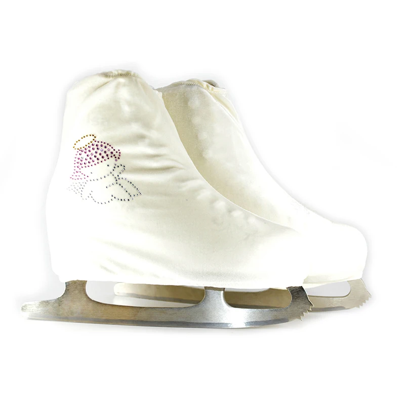 Prix pour 24 Couleurs Enfant Adulte Velours Glace Figure Couverture de Chaussures De Patinage Patin À Roulettes Tissu Couverture Accessoires Blanc Ange Strass Prix pour 24 Couleurs Enfant Adulte Velours Glace Figure Couverture de Chaussures De Patinage Patin À Roulettes Tissu Couverture Accessoires Blanc Ange Strass