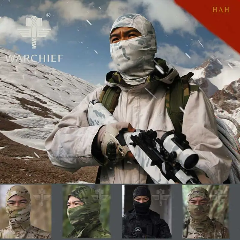

Quick-drying Hood Face Mask Tactical Hunting Airsoft Compact Mask CS War Game Outdoor Protect Cycling Face Mask