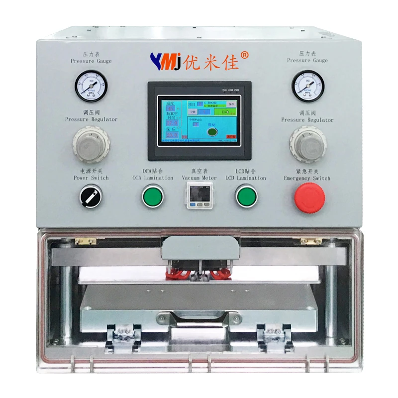  YMJ Big Size 13 inches Universal oca laminating machine LCD Laminator For iPad Samsung Edge Curve S