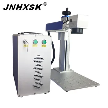

JNHXSK 20w cover/plastic/logo/metal barcode laser printer and printing machine fiber laser marking portable mini desktop cnc
