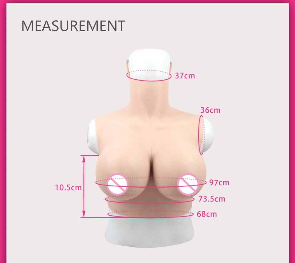 

Transgender False Breast Forms Crossdresser Artificial Silicone Fake Boobs G Cup Shemale Pechos Crossdressing Cosplay