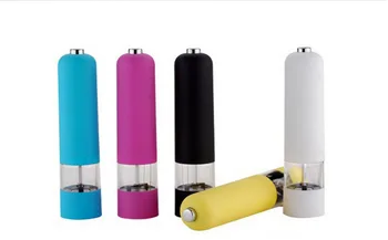 

48pcs New Electric Salt Pepper Mills Grinder with LED Light Kitchen Tools wen6418