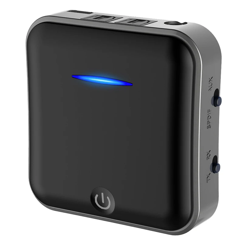 

WEARPAI Wireless fiber Bluetooth Audio receiver/transmitter, 2 in 1 Bluetooth V5.0 bluetooth audio transmitter for TV/CAR audio