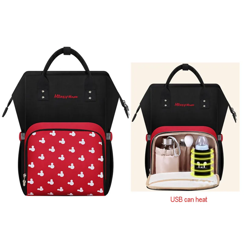 

Disney Diaper Bag for Mom Nappy Backpack Mother Maternity Travel Luiertas Stroller Baby Bag Infant Organizer Nursing to care