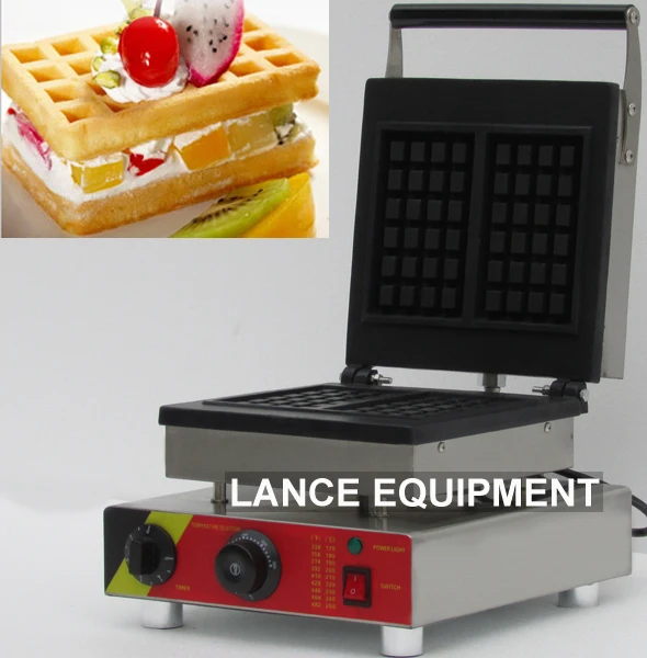 electric professional waffle maker, machine to make waffle, cast iron