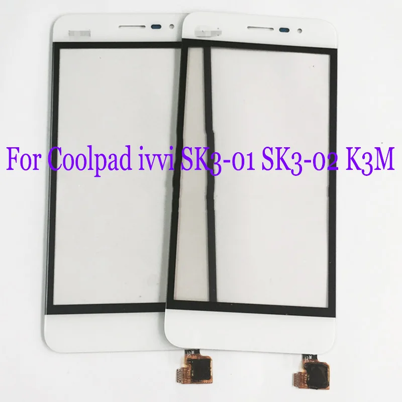 Для Coolpad ivvi SK3-01 SK3-02 K3M белый черный Передний стеклянный объектив сенсорный экран