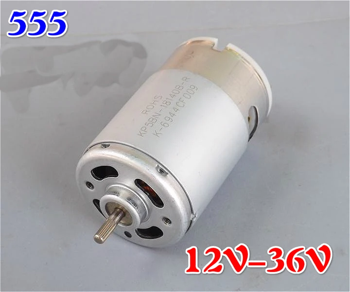 555 24V 3600RPM 80mA 3,25 мм вал DIY игрушки Электрический электроинструмент Мини Мотор DC 12 V-36 V 1800-5400RPM