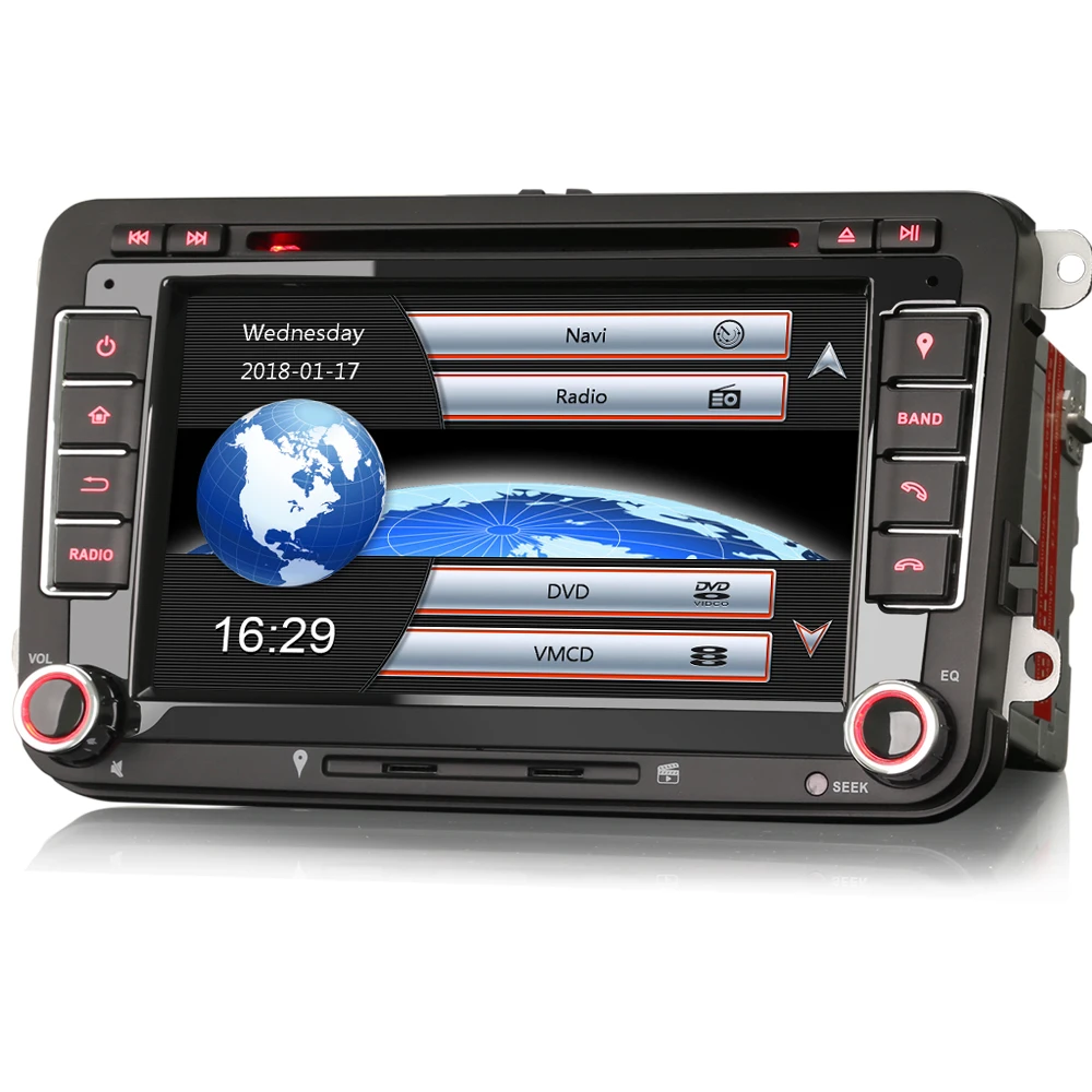 Авторадио DAB + навигация GPS DVD OBD OPS DTV-IN Bluetooth 3G CD iPhone7/8 для VW Golf Passat Touran Sharan EOS Jetta