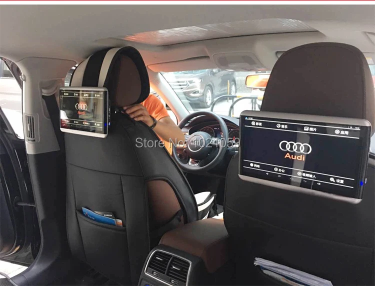 Sale 10.1 Inch Android 6.0 Car Headrest Monitor 1080P Touch Screen Support WIFI USB SD FM Bluetooth Multimedia Player 1