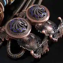 1 пара Павлин Диаманте занавес крючки Pothook настенная завязка Закладка Вешалки для полотенец пальто шляпа крючки для штор, аксессуары домашний декор