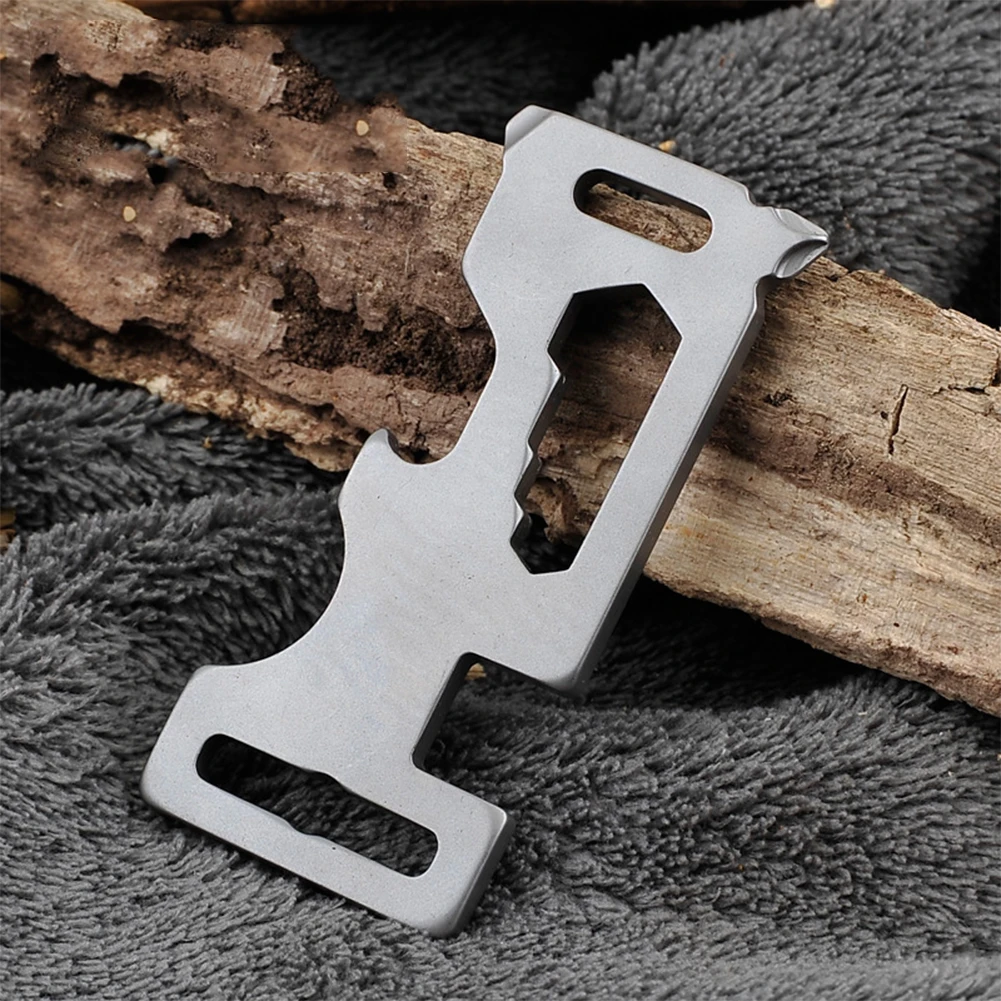 

Self-help Portable Key Ring Carabiner Stainless Steel Outdoor EDC Tool Gadgets Durable Survival Screwdriver Multifunctional Mini