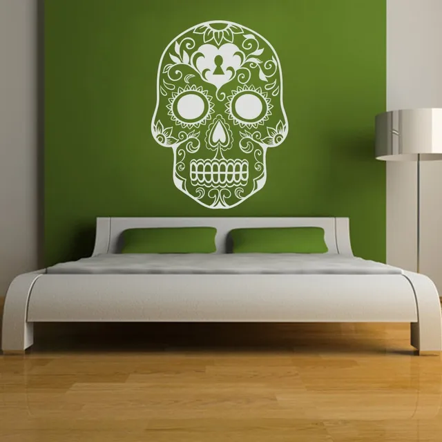 Mexican Wall Art aliexpress : buy mexican sugar skull wall art stickers home Mexican Wall Art aliexpress : buy mexican sugar skull wall art stickers home