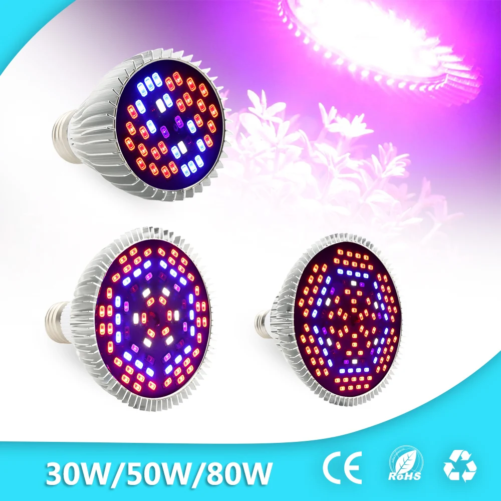 Levou Crescer Luzes a luz para planta com Led Color : Red & Blue & White & ir & uv
